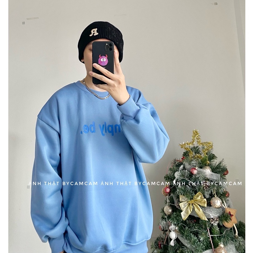Áo Nỉ Form Rộng SWEATER 2 Màu Phong Cách Vintage 𝘽𝙮.𝘾𝙖𝙢𝙘𝙖𝙢
