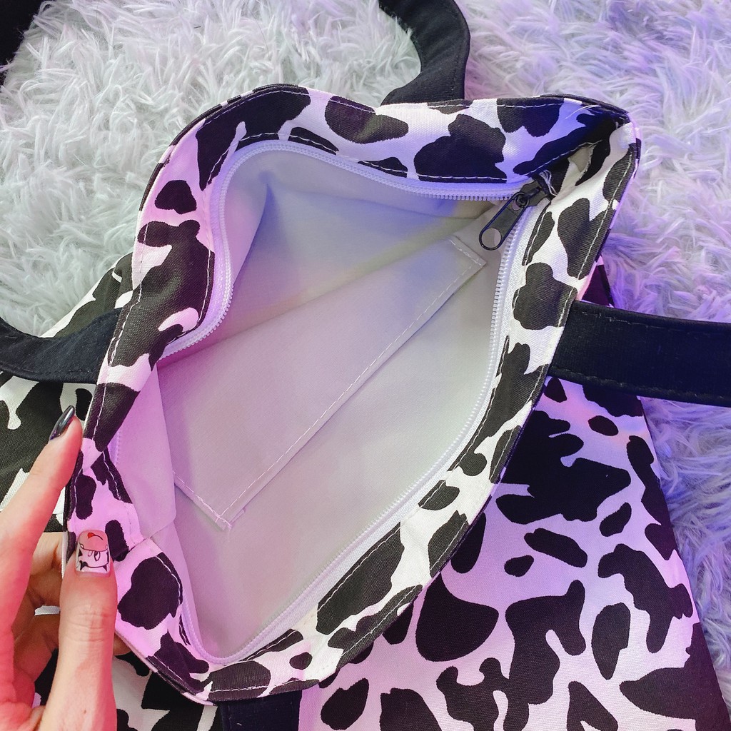 Túi tote bò sữa ❤️Túi đeo vai vải Canvas phong cách Ulzzang, vải bố form Unisex Vintage - TBS | BigBuy360 - bigbuy360.vn