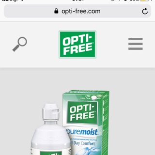 Nước ngâm lens Opti Free USA