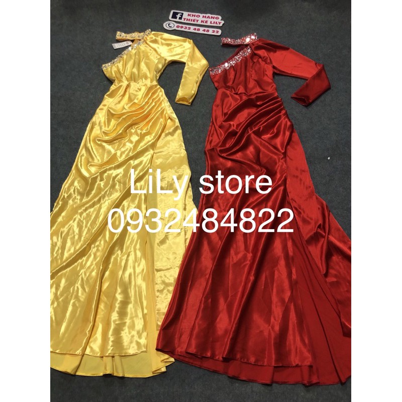 ẢNH VÀ VIDEO thật 10000%    ĐẦM DẠ HỘI 1 VAI  KẾT ĐÁ TRÁNG GƯƠNG