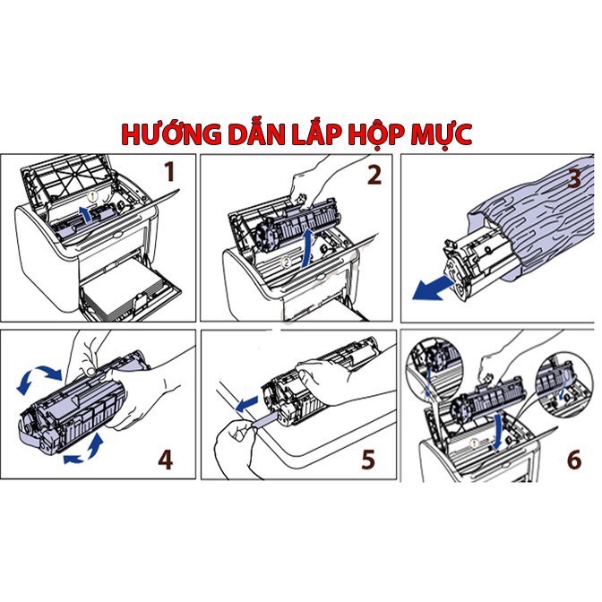 GIAO TRONG NGÀYHộp Mực Máy in Canon 2900, 3000, Mực 12A, 303 Giá Rẻ Máy in 3050, 1319,...