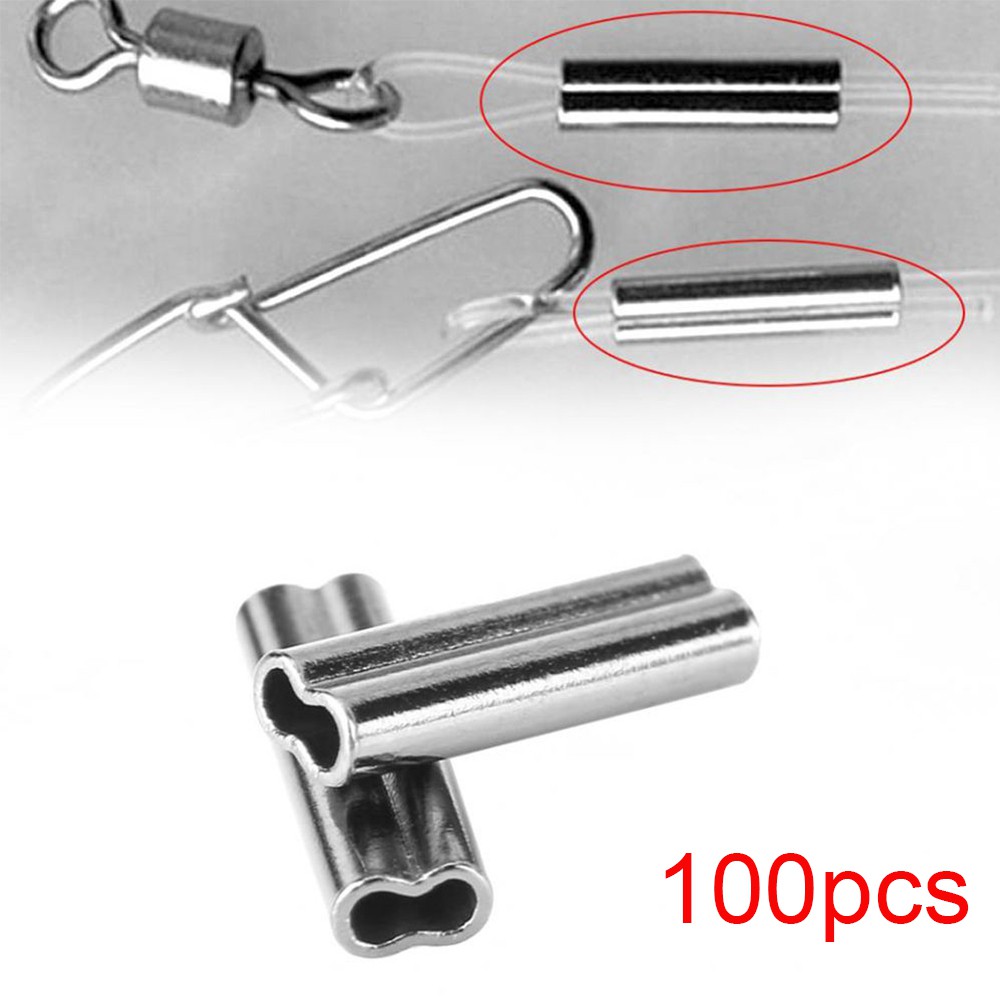 Set 100 Dây Nối Mồi Câu Cá 8 / 10mm Eutus 100