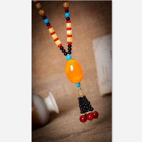 Vòng cổ dài phong cách Hàn Quốc thời trang thu đông retro mới cho nữ