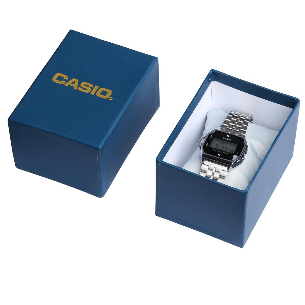 Đồng hồ nam dây kim loại chính hãng Casio A159WAD-1DF