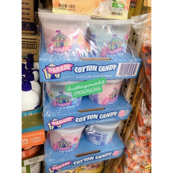 Kẹo Bông Gòn Parade Cotton Candy Mỹ 57g