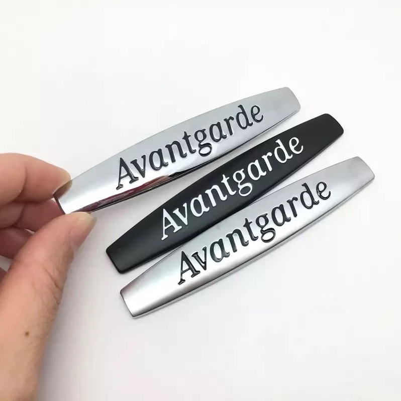 FENDER 1 Miếng Dán Trang Trí Xe Hơi Mercedes-Benz Bằng Kim Loại