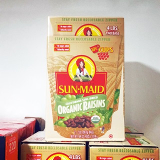 Nho kho hữu cơ Sun-Maid Mỹ hộp 1,8kg