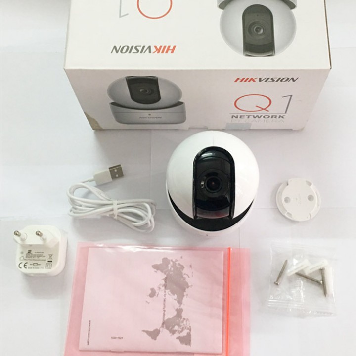 Camera Hikvision , camera Wifi 360 độ DS-2CV2Q01EFD-IW , đàm thoại 2 chiều , cảnh báo trộm, bảo hành 5 năm