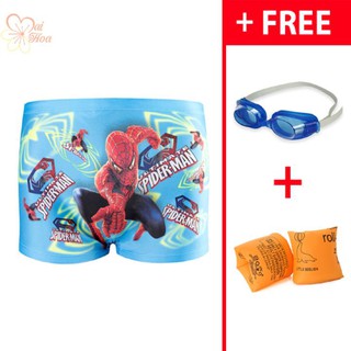 Combo 3 món quần bơi bé trai + kính bơi + phao tay bb004