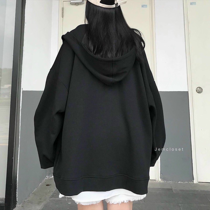 Áo khoác nỉ 5 nút form to dáng thụng