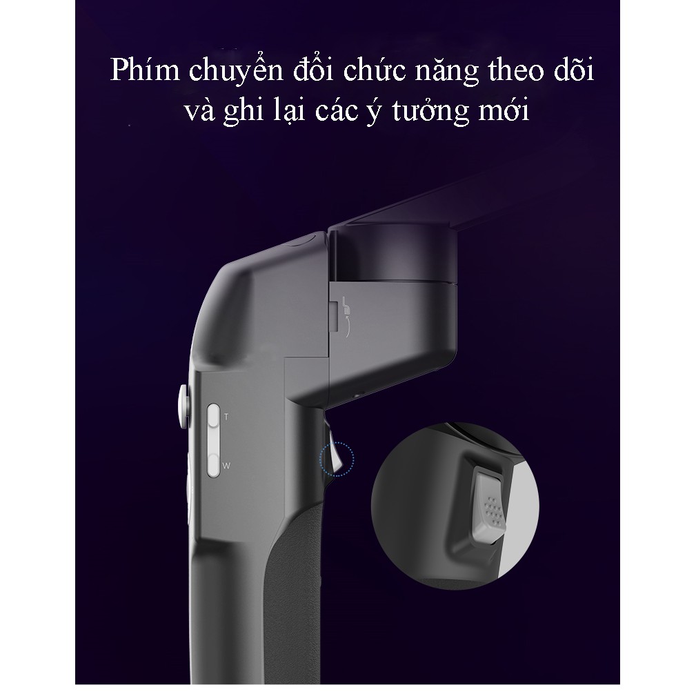 Tay cầm Gimbal chống rung MOZA Mini S dùng quay phim, chụp ảnh, làm Vlog - hàng cao cấp