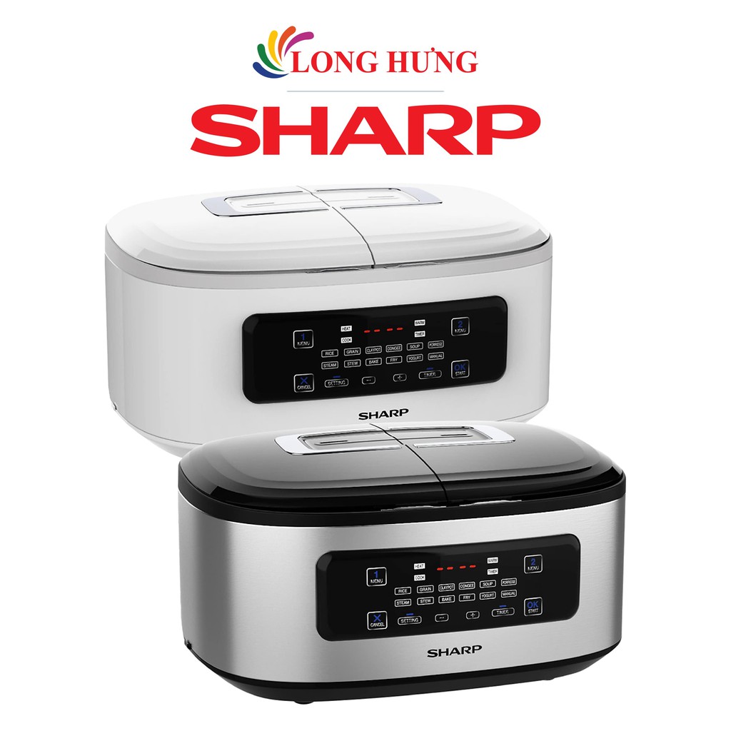 [Mã ELMALL1TR giảm 5% đơn 3TR] Nồi đôi điện tử đa năng Sharp 1.8 lít KN-TC50VN - Hàng chính hãng