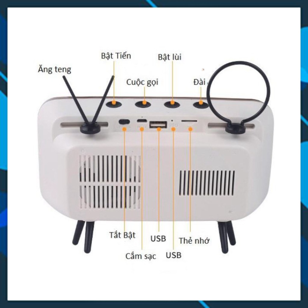 💥Loa Bluetooth TV💥 Thu đài FM - đọc thẻ SD TF - Kết nối USB 🔥Sử dụng iPhone 6 > 11 Pro Max - Samsung Note 7>9- Oppo🔥