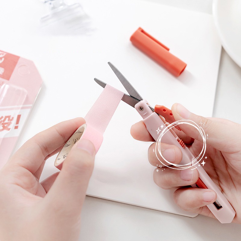 Kéo Cắt Và Cắt Đa Năng Hình Cây Bút Sáng Tạo