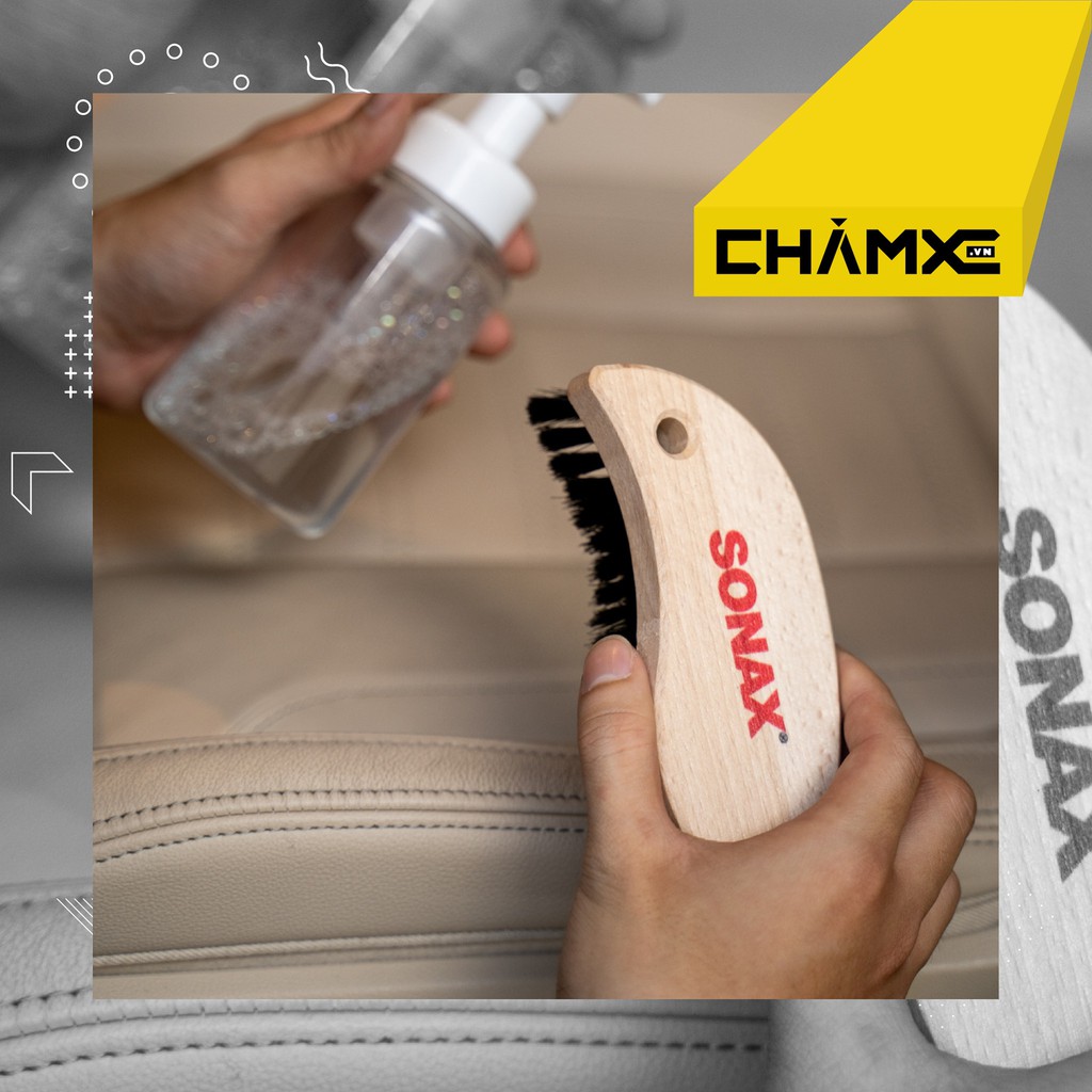 Bàn Chải Chuyên Dụng Vệ Sinh Ghế Da Sonax