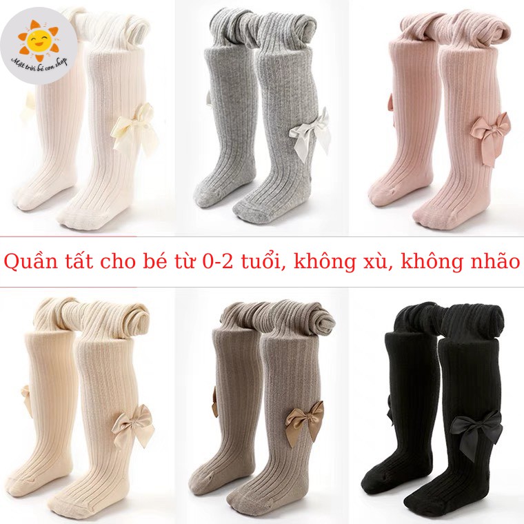 Quần Tất Len Dày Dặn Cho Bé Gái, Giặt Máy Không Xù Không Nhão