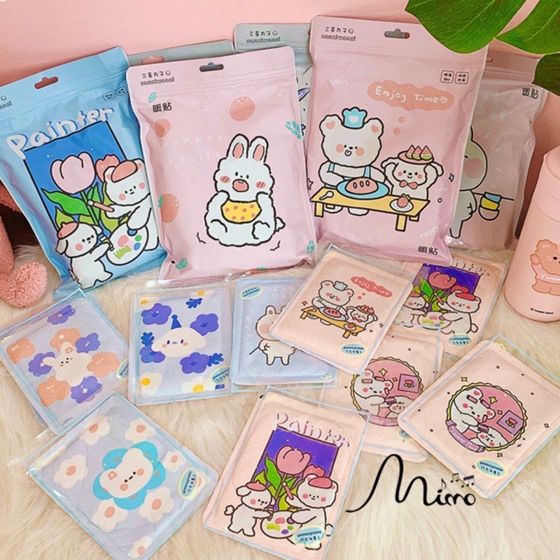 Set 10 Miếng Dán Giữ Nhiệt Làm Ấm Cơ Thể Mùa Đông Siêu Cute