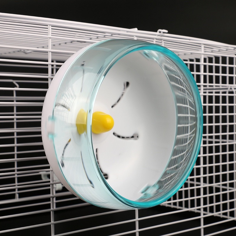 Wheel 17cm cho hamster. Đồ chơi vòng xoay siêu êm cho hamster/chuột nhảy/rat