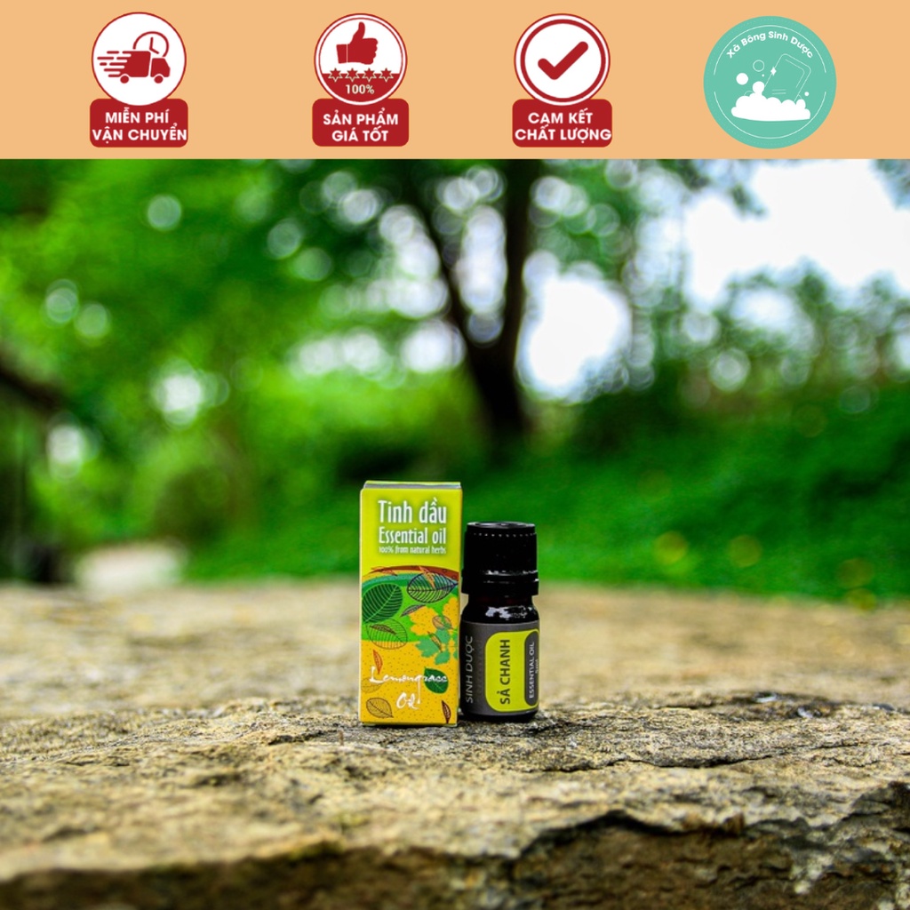 Tinh Dầu Sả HTX Sinh Dược 5ml Thiên Nhiên