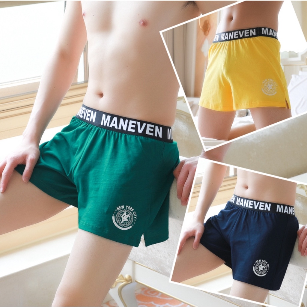 [ Free Ship ] Quần Lót Nam - Dáng Rộng Sexy - Quần Đùi Mặc Ở Nhà  - Chất Liệu Cotton Gợi Cảm