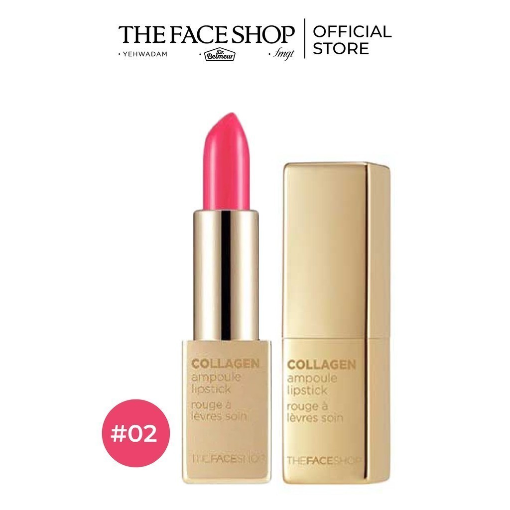 Son Thỏi TheFaceShop Collagen Ampoule Lipstick 3.5G