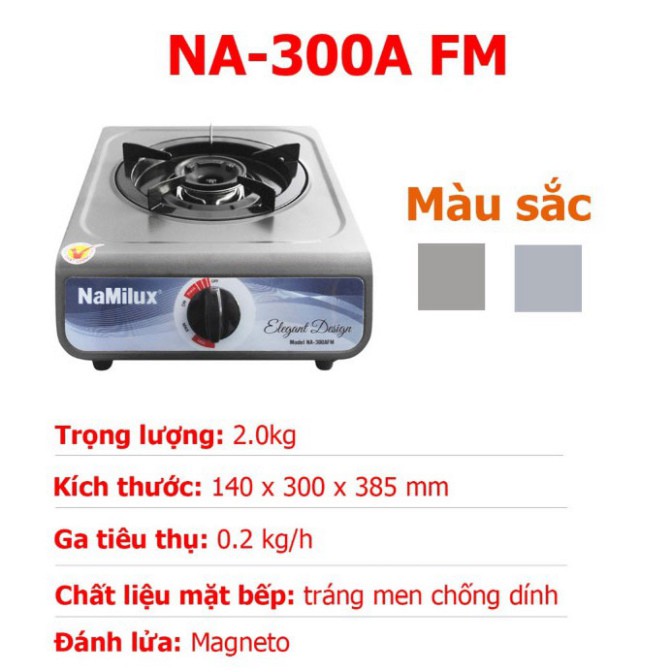 Bếp Ga Đơn Namilux NA-300AFM - An Toàn , Tiết Kiệm Gas