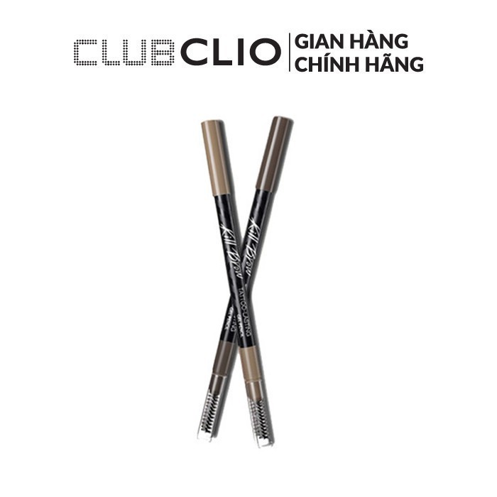 [Mã FMCGM50 - 8% đơn 250K] Trang điểm chân mày Clio Kill Brow Tattoo - Lasting Gel Pencil 0.4g