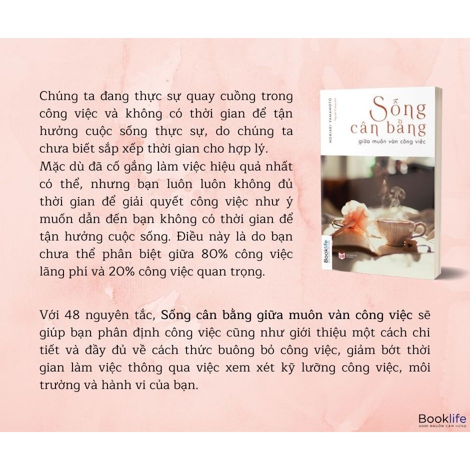 Sách - Sống Cân Bằng Giữa Muôn Vàn Công Việc - 48 Nguyên Tắc