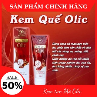 Kem tan Mỡ Olic, kem tan mỡ giúp săn chắc da và khó tích tụ mỡ thừa