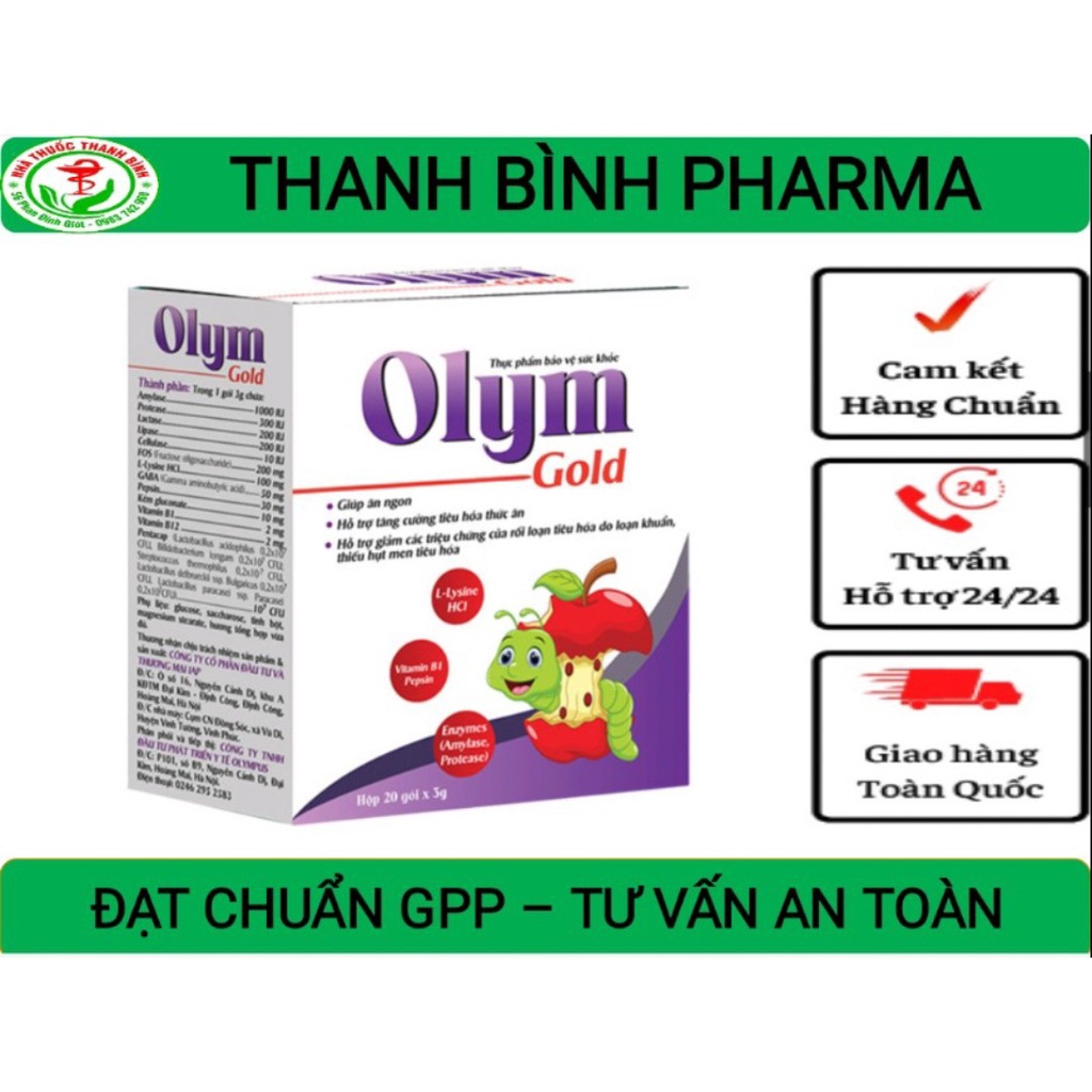 OLYM GOLD-GIÚP HỖ TRỢ TIÊU HÓA-KÍCH THÍCH ĂN NGON MIỆNG-TPCN
