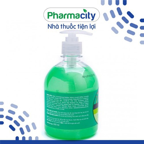 Nước Rửa Tay Pharmacity Hương Trà Xanh Feliz, Hương Hoa Oải Hương (500ml)