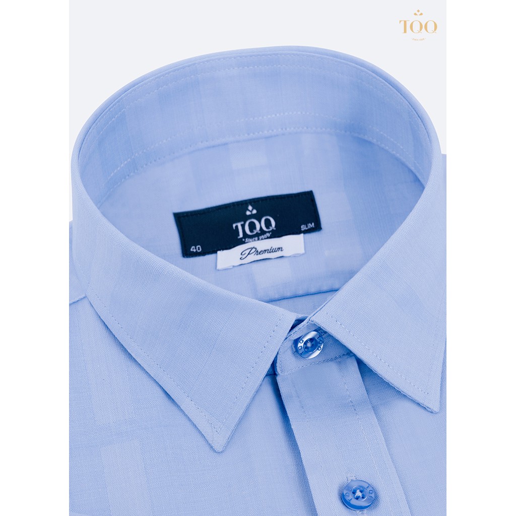 Áo sơ mi nam ngắn tay TQQ không nhăn vạt bằng có túi K414CB | BigBuy360 - bigbuy360.vn