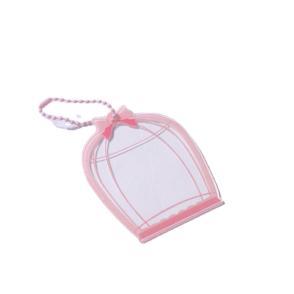 Quả cầu thủy tinh, móc khóa acrylic viền hoa