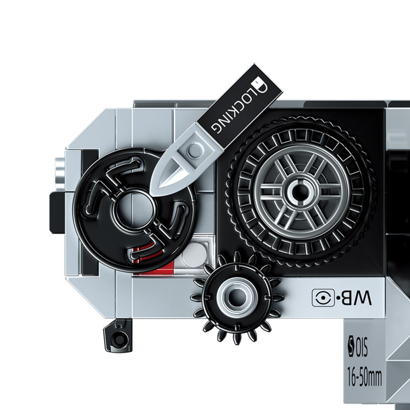 Đồ chơi lắp ráp GOROCK mô hình máy ảnh kỹ thuật số 3D