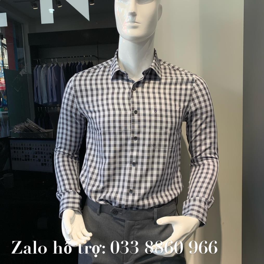 Sale Chính Hãng OWEN - Áo sơ mi dài tay Owen SLIMFIT chất NANO ca rô AR91524 hot 🌺 neww * ! %