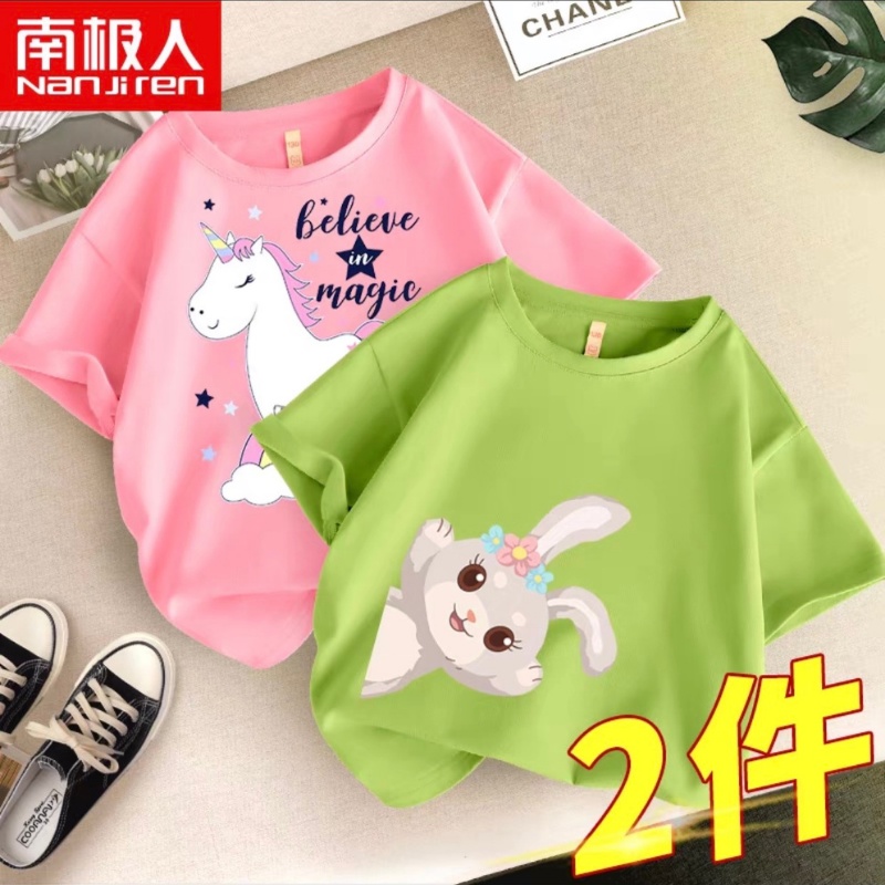 Áo Phông Cộc Tay Cho Bé Gái Và Bé Trai  Áo Thun Trẻ Em In Hình ChiBi Cho Bé Từ 12- 28kg Thời Trang Trẻ Em THAOBE KIDS