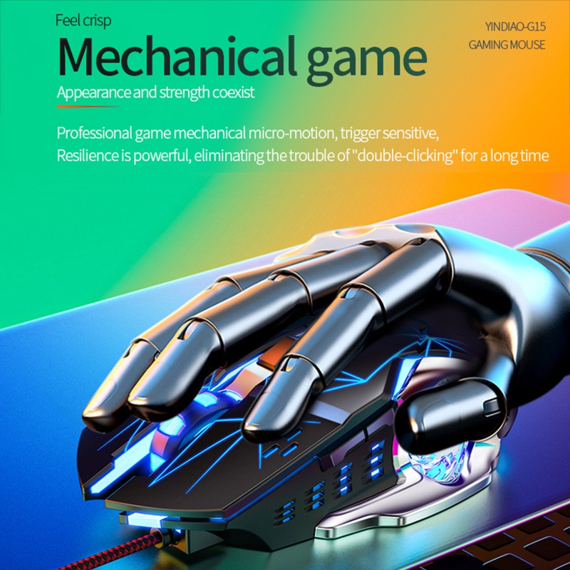 Chuột Quang Gaming 4 Mức Độ DPI Cho Máy Tính