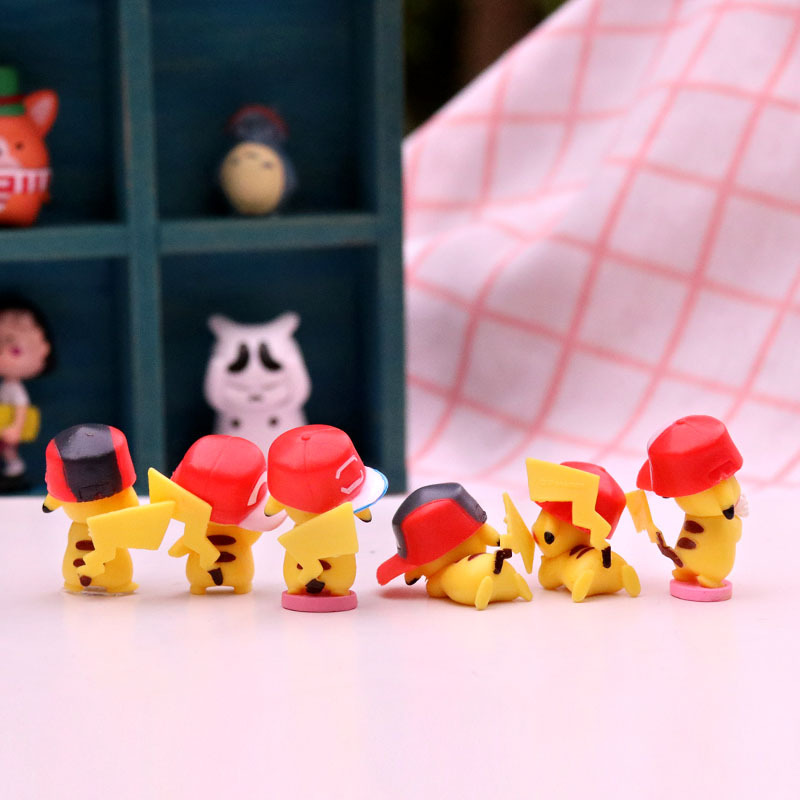 Set 6 Mô Hình Đồ Chơi Pokemon Mini Xinh Xắn