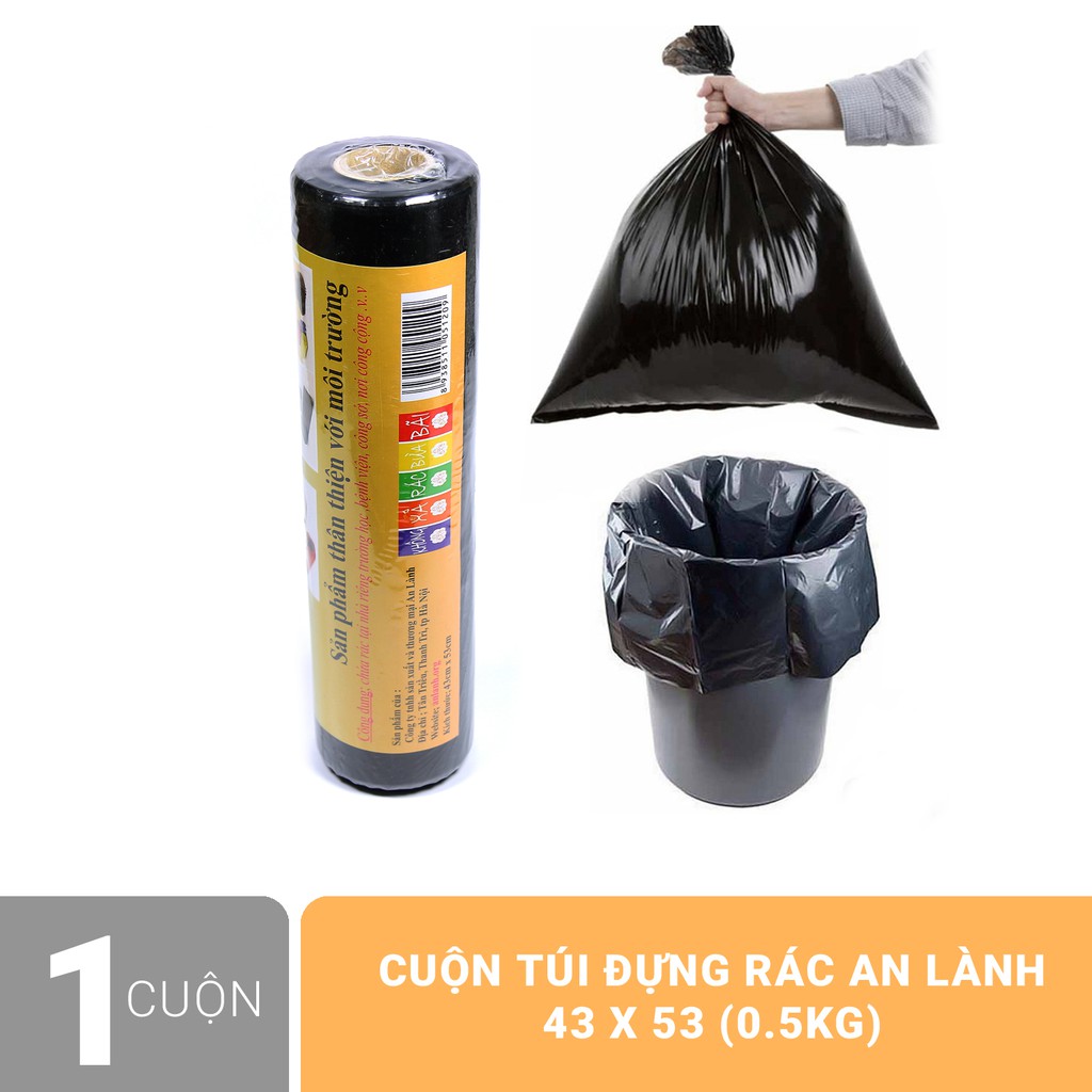Cuộn túi đựng rác 43x53 0.5kg