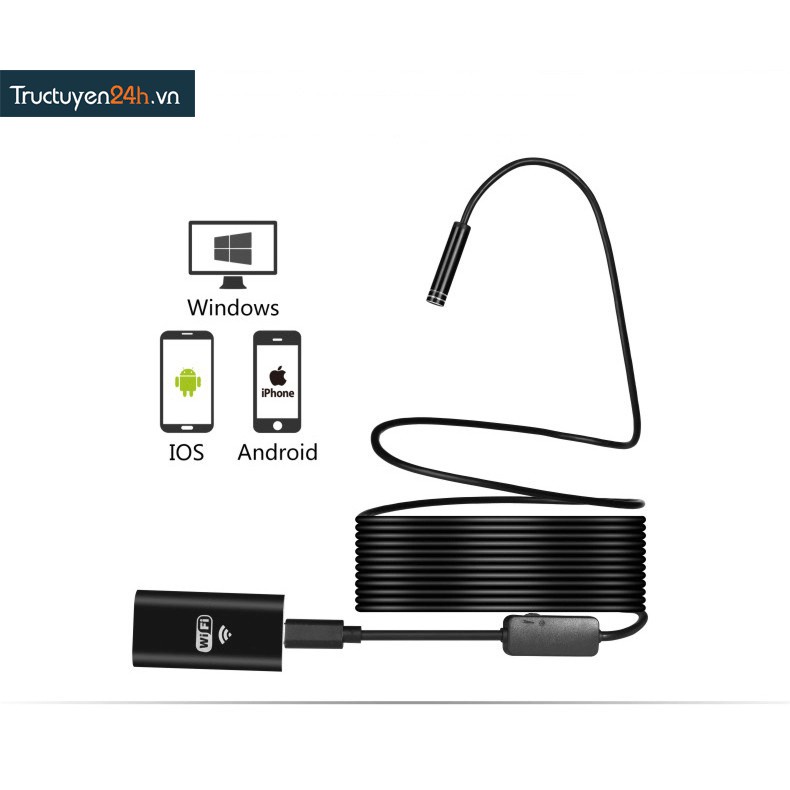 Mô tả sản phẩm Camera nội soi chống nước IOS,Anroid LED 720p HD Wifi Endoscope YPC
