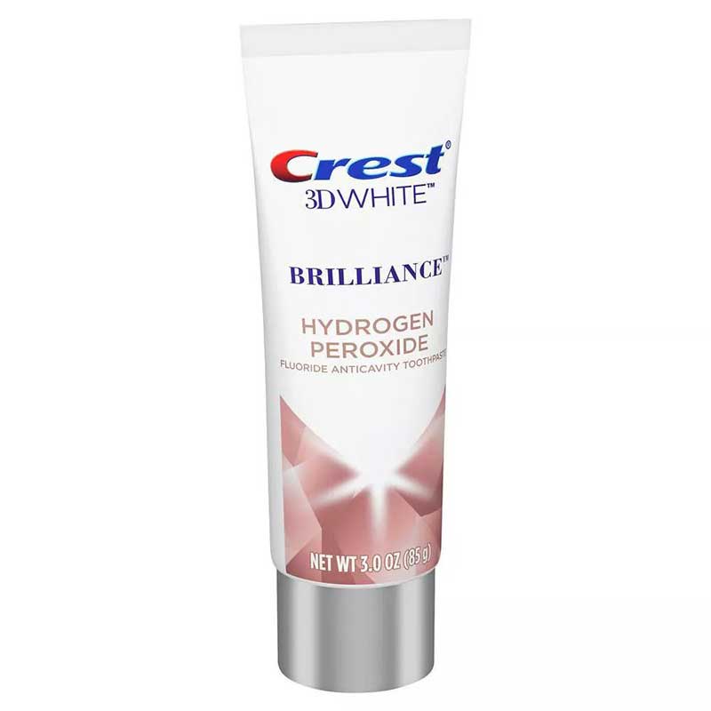 Kem đánh răng Crest 3D White Brilliance Hydrogen Peroxide, 85g