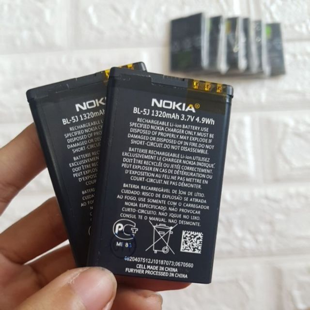 Pin Nokia BL-5J Zin Hàng Cao Cấp Cho Lumia 520/620/N900/N200/C3-00/X6/X1-00/X1-01