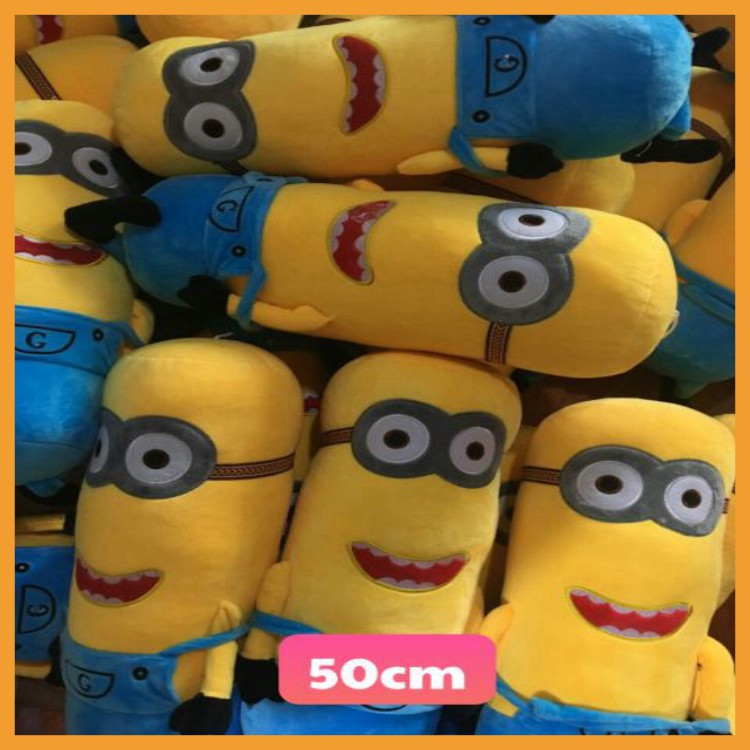 Gấu Bông Minion Đáng Yêu ⚡️FREE SHIP⚡️ Gối Ôm Vải Nhung Mềm Mịn Gối Ôm Cho Bé Quà Tặng Ý Nghĩa