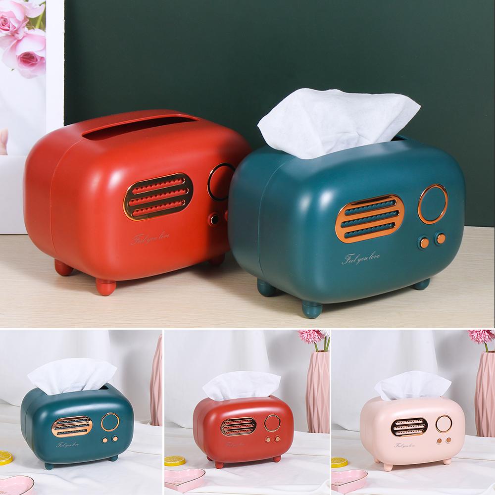 Hộp Đựng Khăn Giấy / Điều Khiển Từ Xa Để Bàn Chống Bụi Tiện Dụng Cho Gia Đình