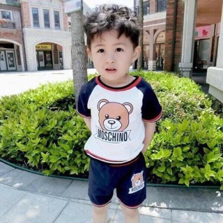 Sét bộ gái trai moschino
