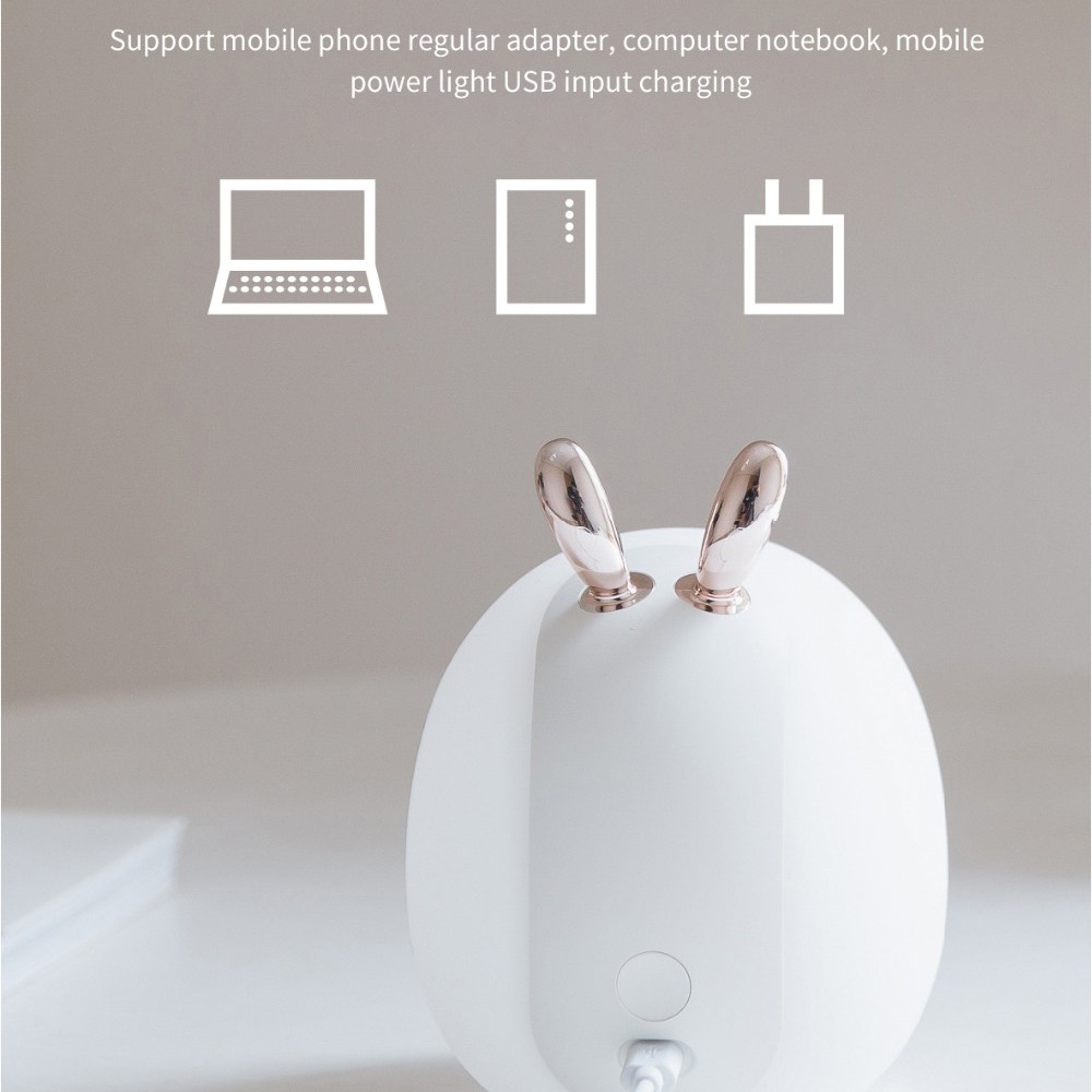 Đèn ngủ led 3Life hình nai/thỏ kích thước 143*100*100mm kèm cáp sạc USB