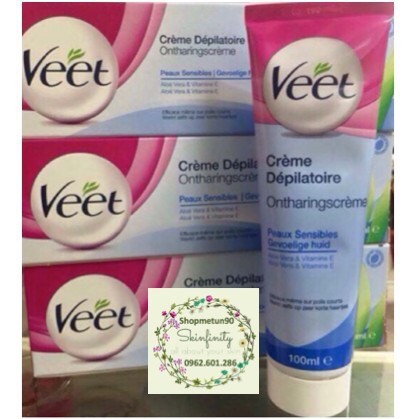 KEM TẨY LÔNG VEET PHÁP 100ML Mĩ Phẩm Gía Sỉ 89