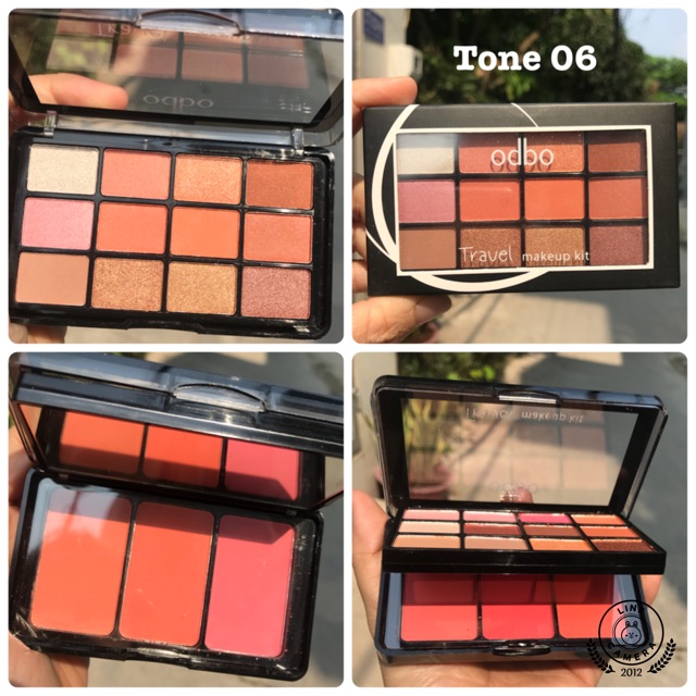 Kit trang điểm ODBO Travel Makeup Kit 2 tầng od1018 | BigBuy360 - bigbuy360.vn