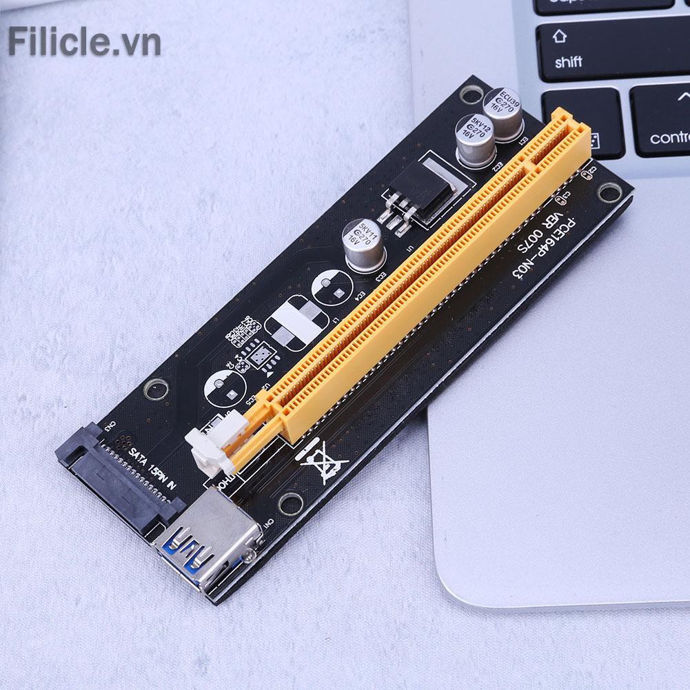 Card Đồ Họa Chuyển Đổi Từ Ver007S Pci-E 1x Sang 16x