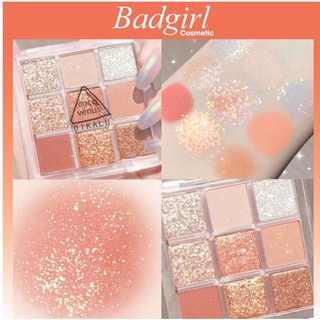 Bảng phấn mắt 9 màu dikalu baby bb1 mmq badgirl pm03